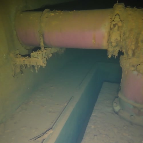 Sprinklertank-Inspektion: Betontank, 30 Jahre – Saugrohr Und Pumpensumpf Korrosion Loeschwasserbehaelter